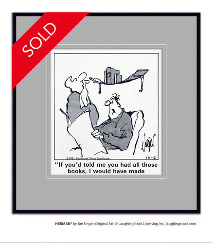 If you’d told me you had all those books, I would have made it stronger!