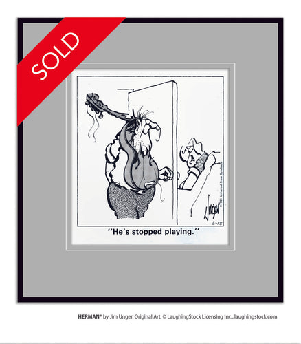 He’s stopped playing.