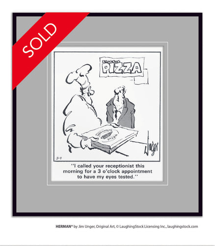 I called your receptionist this morning for a 3 o’clock appointment to have my eyes tested.