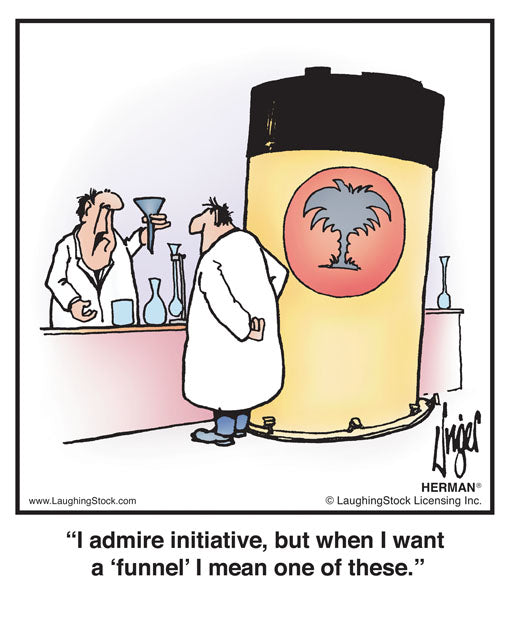 I admire initiative, but when I want a ‘funnel’ I mean one of these.