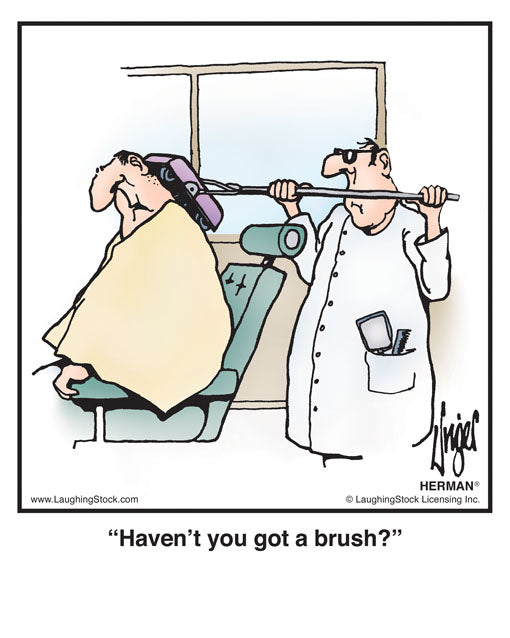 Haven’t you got a brush?