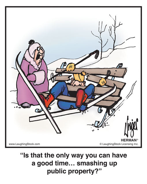 Is that the only way you can have a good time… smashing up public property?