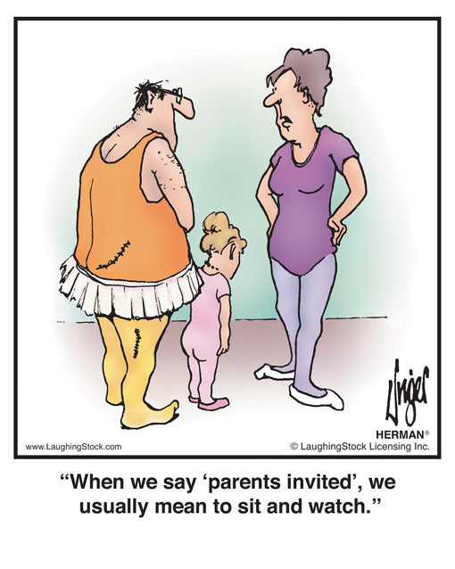 When we say ‘parents invited’, we usually mean to sit and watch.