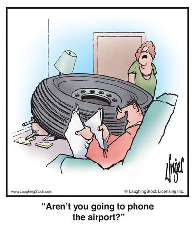 Aren’t you going to phone the airport?