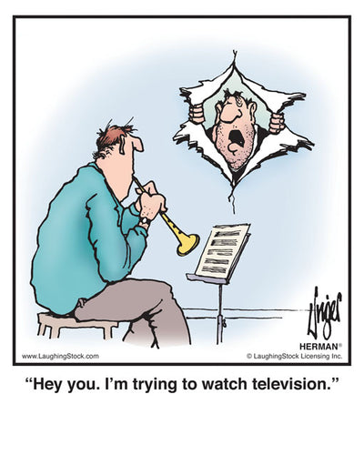 Hey you. I’m trying to watch television.