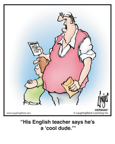 His English teacher says he’s a ‘cool dude.’