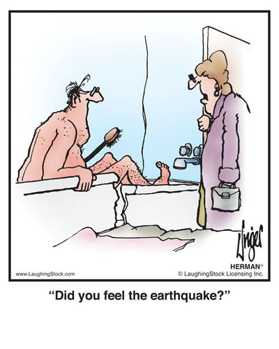 Did you feel the earthquake?