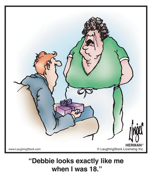 Debbie looks exactly like me when I was 18.