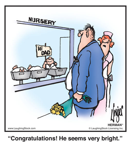 Congratulations! He seems very bright.