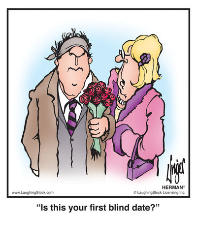 Is this your first blind date?