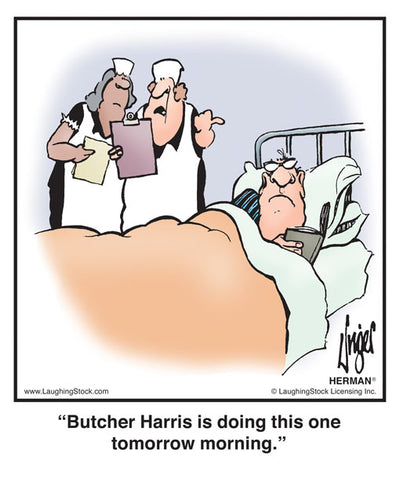 Butcher Harris is doing this one tomorrow morning.