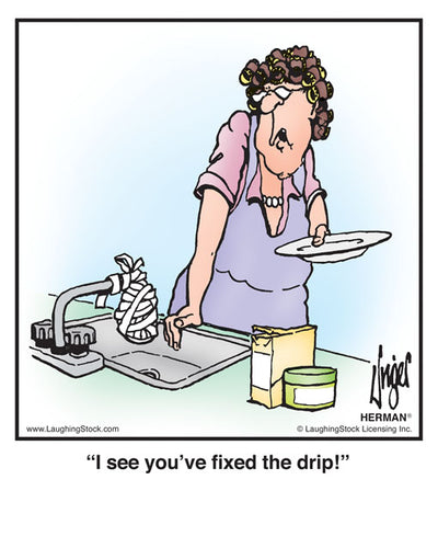 I see you’ve fixed the drip!