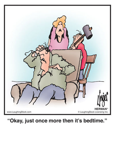Okay, just once more then it’s bedtime.