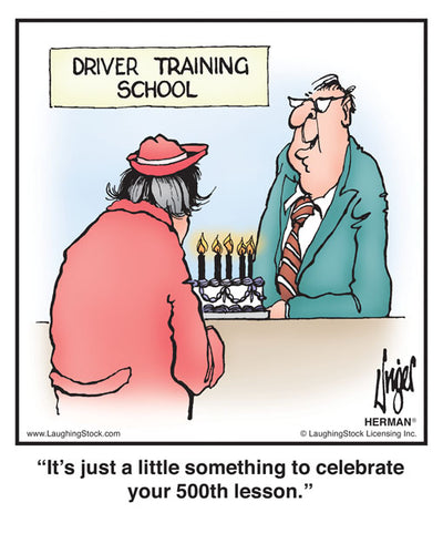 It’s just a little something to celebrate your 500th lesson.