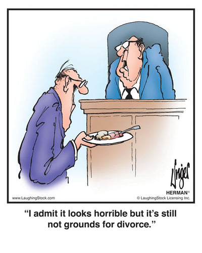 I admit it looks horrible but it’s still not grounds for divorce.