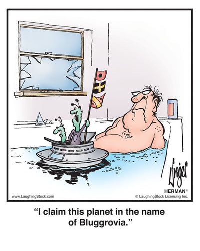 I claim this planet in the name of Bluggrovia.