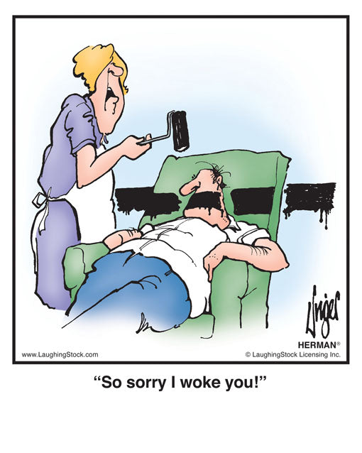 So sorry I woke you!