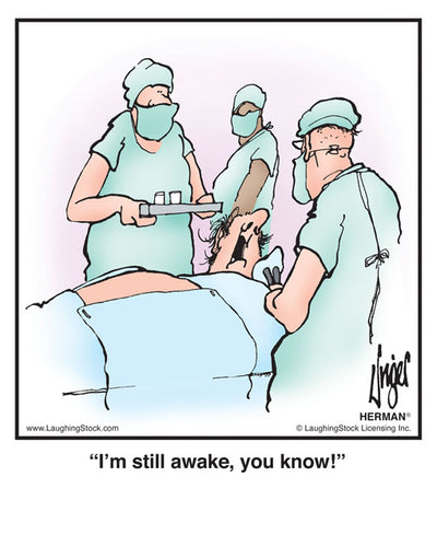 I’m still awake, you know!