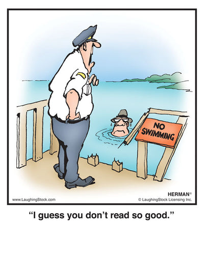 I guess you don’t read so good.