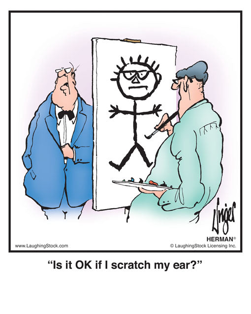 Is it OK if I scratch my ear?