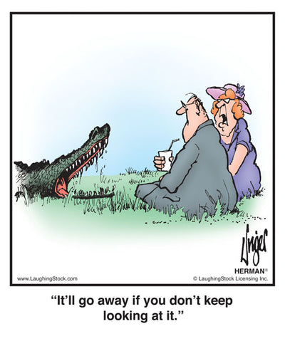 It’ll go away if you don’t keep looking at it.