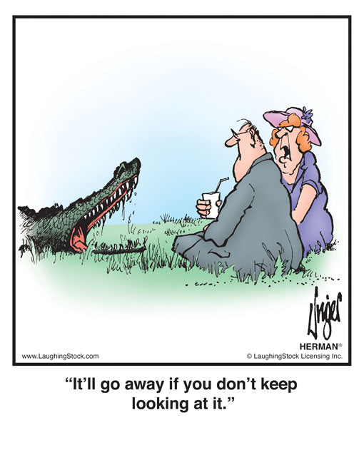 It’ll go away if you don’t keep looking at it.