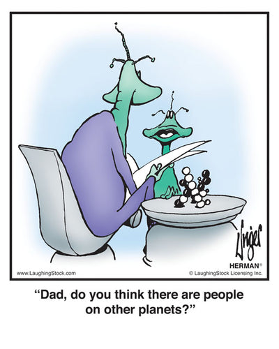 Dad, do you think there are people on other planets?