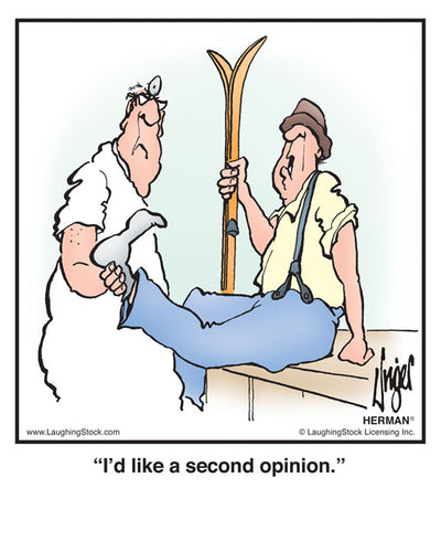 I’d like a second opinion.