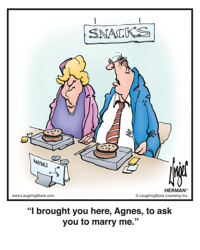 I brought you here, Agnes, to ask you to marry me.