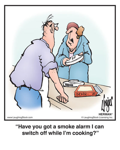 Have you got a smoke alarm I can switch off while I’m cooking?