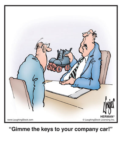 Gimme the keys to your company car!