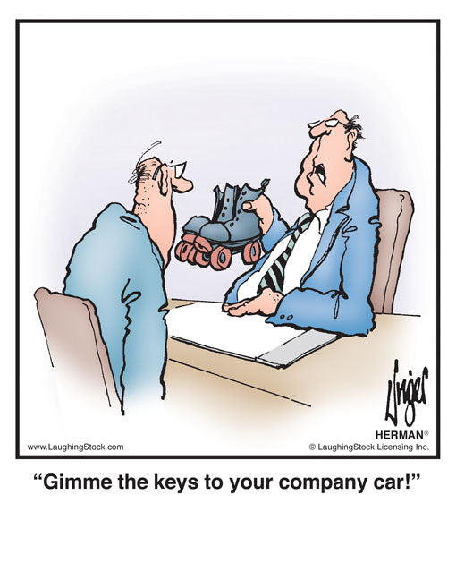 Gimme the keys to your company car!