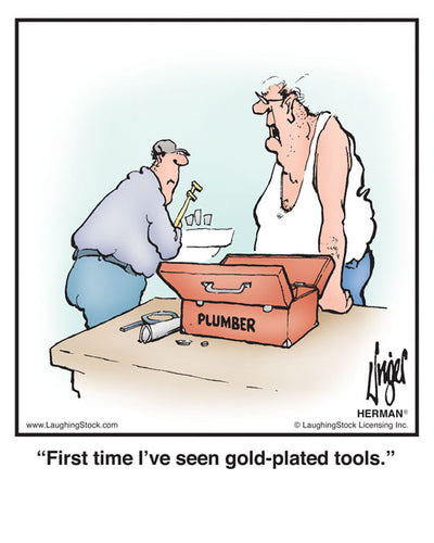 First time I’ve seen gold-plated tools.
