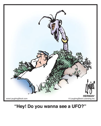 Hey! Do you wanna see a UFO?