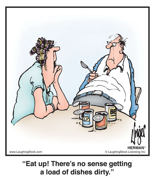 Eat up! There’s no sense getting a load of dishes dirty.