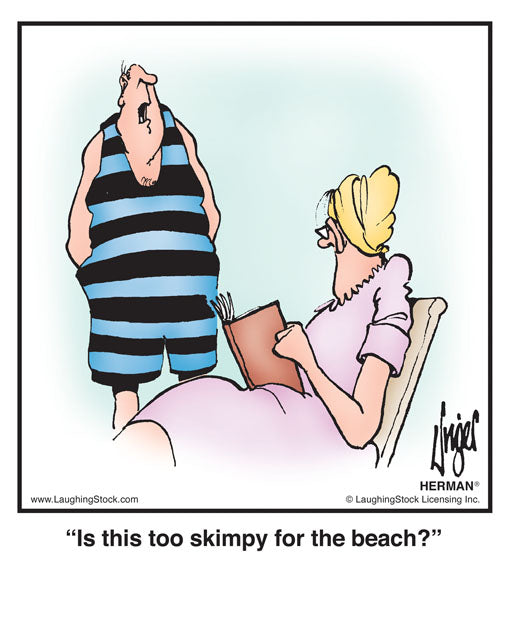 Is this too skimpy for the beach?