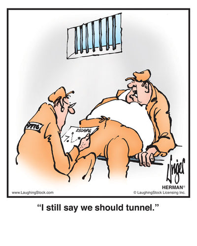 I still say we should tunnel.