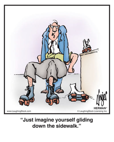 Just imagine yourself gliding down the sidewalk.