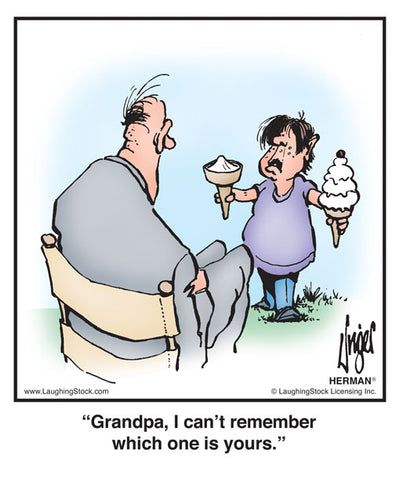 Grandpa, I can’t remember which one is yours.