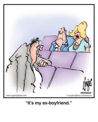 It’s my ex-boyfriend.