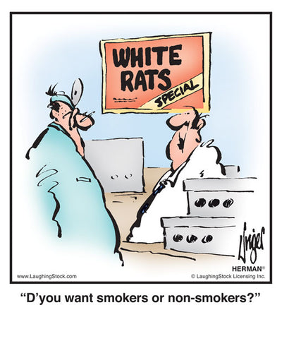 D’you want smokers or non-smokers?