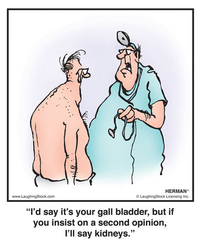 I’d say it’s your gall bladder, but if you insist on a second opinion, I’ll say kidneys.