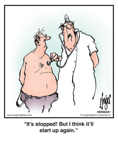 It’s stopped! But I think it’ll start up again.