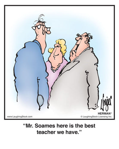 Mr. Soames here is the best teacher we have.