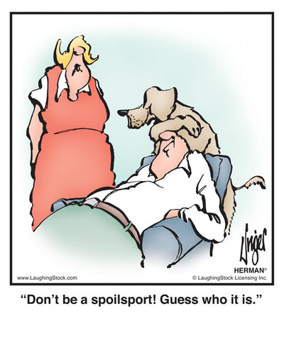 Don’t be a spoilsport! Guess who it is.