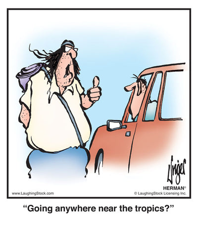 Going anywhere near the tropics?