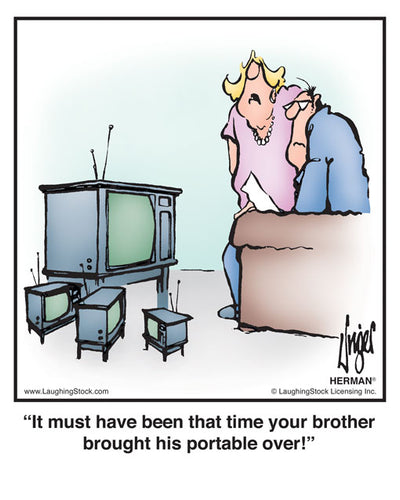 It must have been that time your brother brought his portable over!