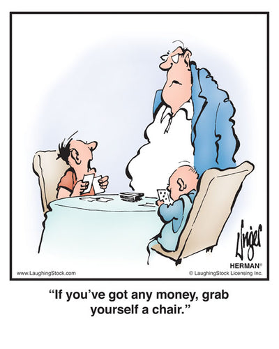 If you’ve got any money, grab yourself a chair.