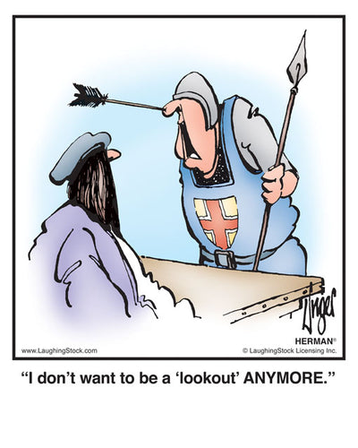 I don’t want to be a ‘lookout’ ANYMORE.