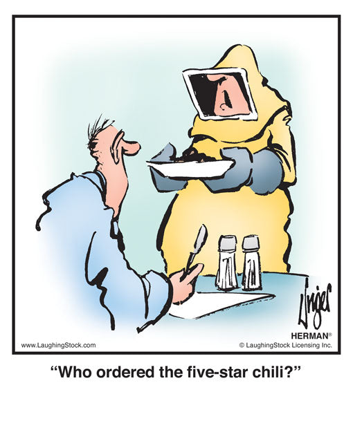 Who ordered the ﬁve-star chili?